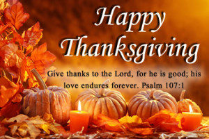 giving thanks - by Pastor Bruce Edwards