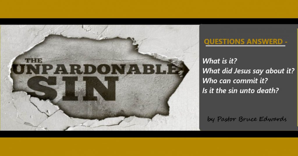 what is the unpardonable sin