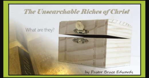 unsearchable riches of christ
