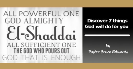el shaddai the god who is more than enough