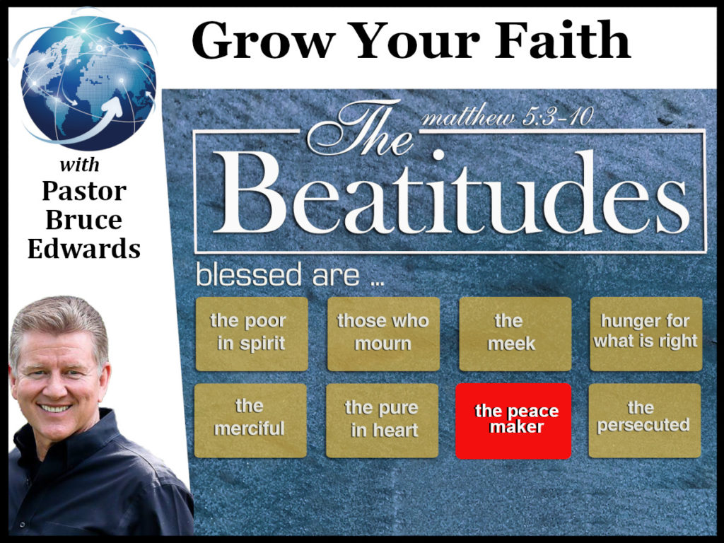 Blessed are the peacemakers - the beatitudes